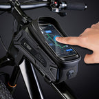 Tech-Protect V2 dviračio krepšys su telefono vieta 1,2l - juodas -- Bicycle Bags