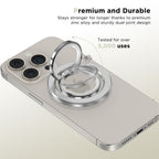 Tech-Protect MMR300 magnetinis laikiklis / žiedas su MagSafe - sidabrinis -- Cell phone holders