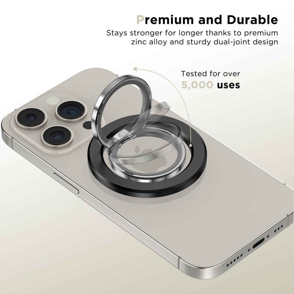 Tech-Protect MMR300 magnetinis laikiklis / žiedas su MagSafe - juodas -- Cell phone holders