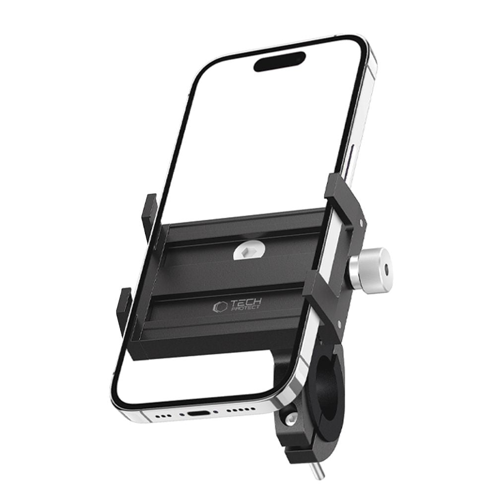 Tech-Protect V4 dviračio vairo telefono laikiklis, juodas -- Cell phone holders