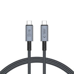 Tech-Protect UltraBoost Max USB-C 4.0 / USB-C 4.0 PD laidas 240W 8K 40Gbps 1m - pilkas -- Cell phone cables