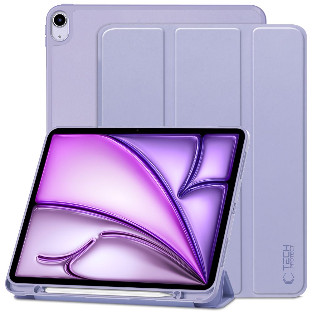 Tech-Protect SC rašiklio dėklas, skirtas iPad Air 13" (2024/2025/2026) – violetinė