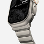 Tech-Protect SteelBand, skirtas Apple Watch 4 / 5 / 6 / 7 / 8 / 9 / SE / Ultra 1 / 2 (42/44/45/49 mm) – titanas -- Apple...