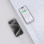 Tech-Protect LifeMag PB11 Išorinė baterija su MagSafe 10000mAh 15W USB-C jungtis - baltas + USB-C laidas -- Powerbanks