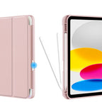 Tech-Protect SC rašiklio dėklas, skirtas iPad 10.9" 2022 – rožinis marmuras
