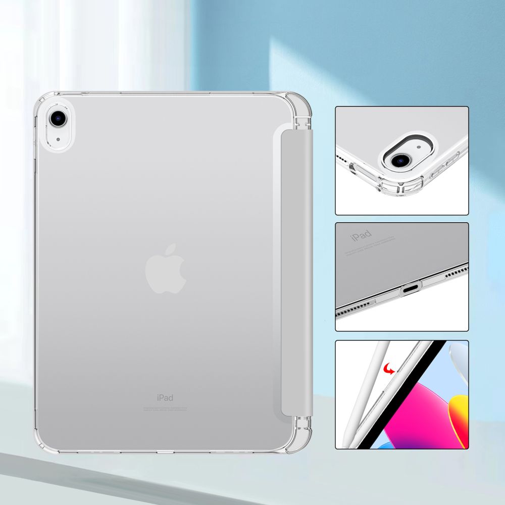Tech-Protect SC Hibridinis rašiklio dėklas, skirtas iPad 10.9" 2022 - pilkas