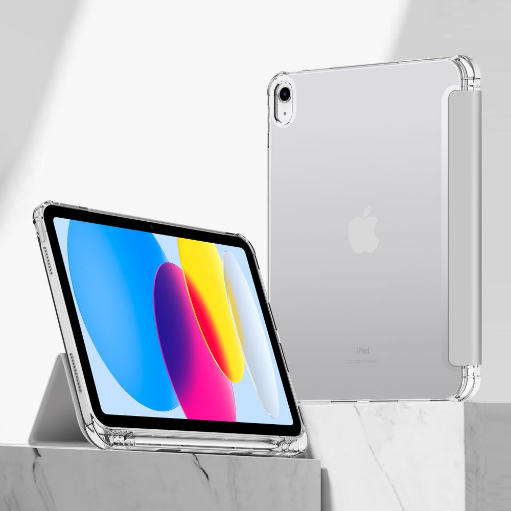 Tech-Protect SC Hibridinis rašiklio dėklas, skirtas iPad 10.9" 2022 - pilkas