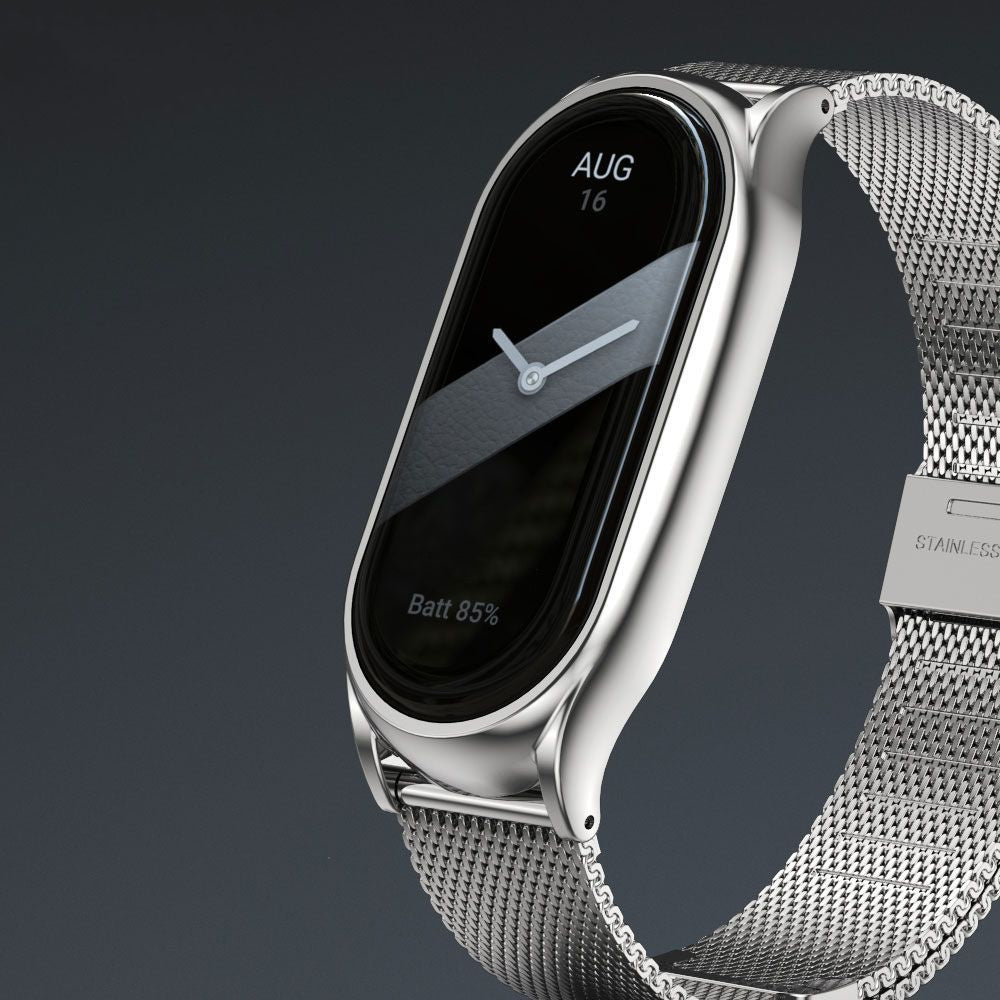 Tech-Protect MilaneseBand dirželis, skirtas Xiaomi Smart Band 8/8 NFC - smėlio spalvos -- Xiaomi Smart Band 8