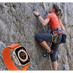 Tech-Protect Nylon Pro dirželis, skirtas Apple Watch 4/5/6/7/8/9/SE/Ultra 1/2 (42/44/45/49 mm) – Titanium Olive -- Apple...