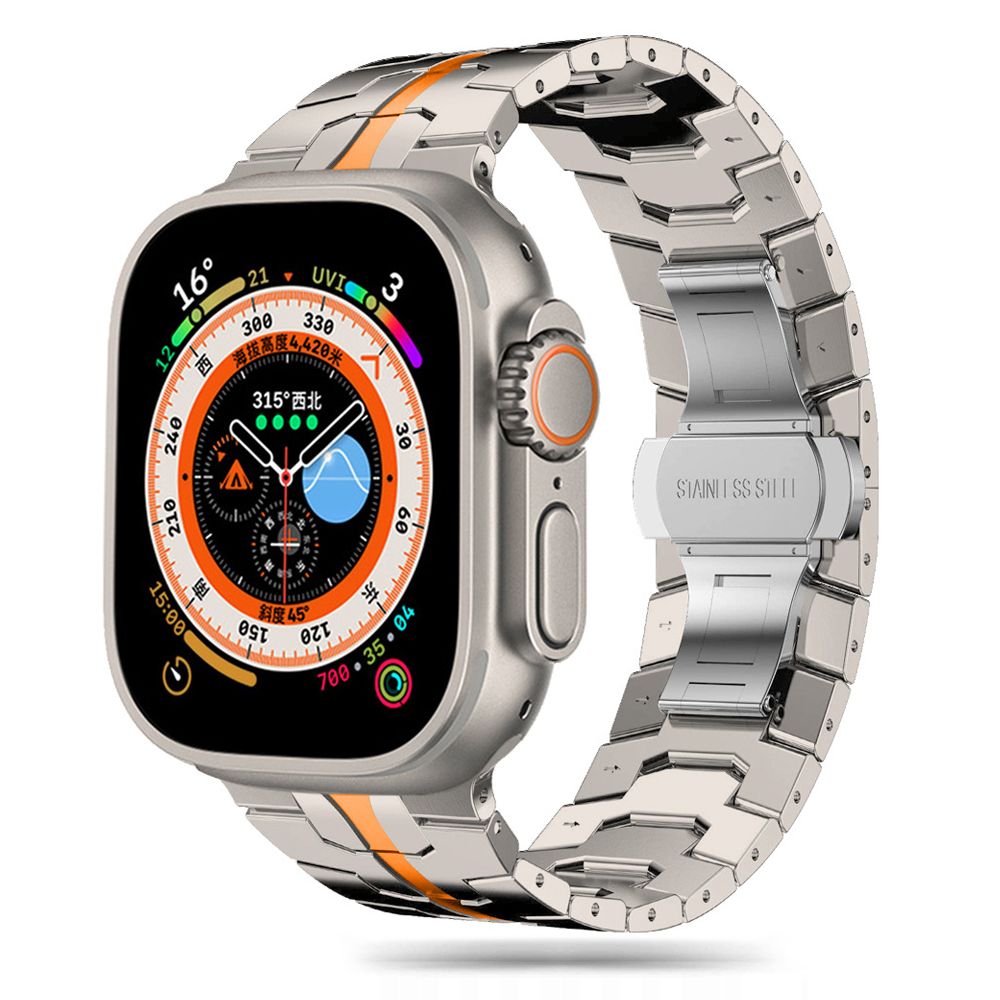 Tech-Protect nerūdijančio plieno apyrankė, skirta Apple Watch 4 / 5 / 6 / 7 / 8 / 9 / SE / Ultra 1 / 2 (42/44/45/49 mm) –...