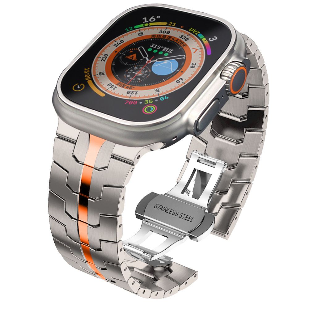 Tech-Protect nerūdijančio plieno apyrankė, skirta Apple Watch 4 / 5 / 6 / 7 / 8 / 9 / SE / Ultra 1 / 2 (42/44/45/49 mm) –...