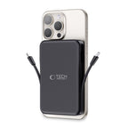 Tech-Protect LifeMag PB31 Išorinė baterija su MagSafe 10000mAh 15W USB-C / USB-A / integruoti USB-C / Lightning laidai -...