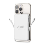 Tech-Protect LifeMag PB31 Išorinė baterija su MagSafe 10000mAh 15W USB-C / USB-A / integruoti USB-C / Lightning laidai -...