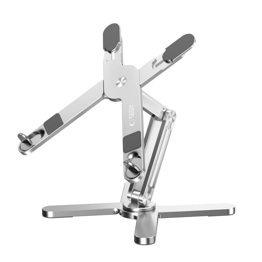 Tech-Protect ULS200 universali stovas nešiojamiesiems kompiuteriams iki 16" - sidabrinė -- Laptop Stands