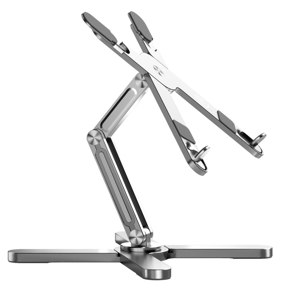 Tech-Protect ULS200 universali stovas nešiojamiesiems kompiuteriams iki 16" - sidabrinė -- Laptop Stands