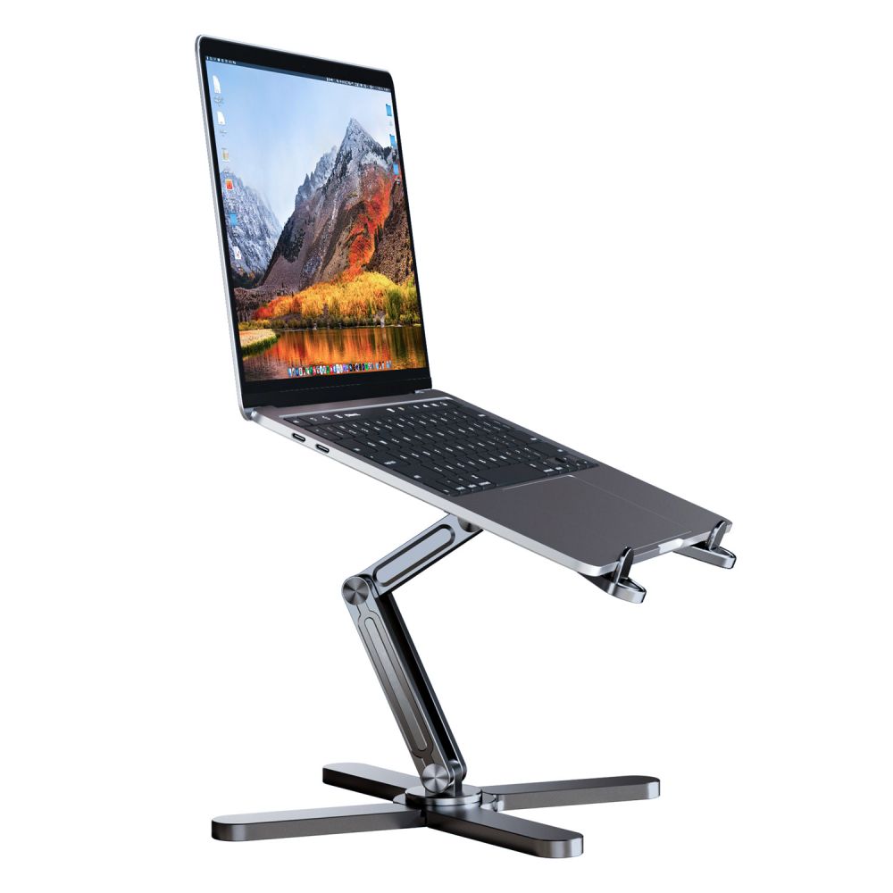 Tech-Protect ULS200 universali stovas nešiojamiesiems kompiuteriams iki 16" - pilka -- Laptop Stands