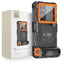 Tech-Protect Vandeniui atsparus dėklas IPX8 4,7-6,7" išmaniesiems telefonams - juodas ir oranžinis -- Cycling Accessories