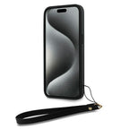 DKNY dėklas su dirželiu iPhone 14 Pro – juodas