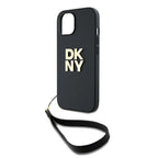 DKNY dėklas su riešo dirželiu iPhone 14/15/13 – juodas -- iPhone 14