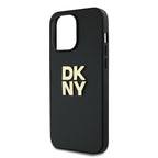 DKNY dėklas iPhone 14 Pro Max su dirželiu – juodas