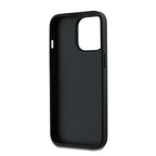 DKNY dėklas iPhone 14 Pro Max su dirželiu – juodas