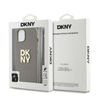 DKNY dėklas iPhone 15/14/13 su dirželiu – smėlio
