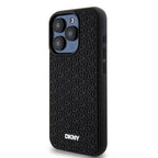 DKNY 3D Rubber dėklas iPhone 15 Pro Max – juodas