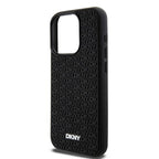 DKNY 3D Rubber dėklas iPhone 15 Pro Max – juodas