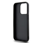 DKNY 3D Rubber dėklas iPhone 15 Pro Max – juodas