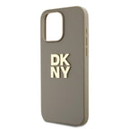 DKNY dėklas iPhone 15 Pro Max – smėlio spalvos