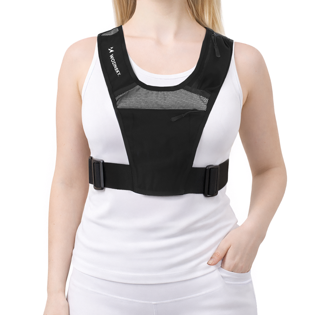 Wozinsky WKDB1 Atspindintis bėgimo liemenė - Juoda -- Uncategorized