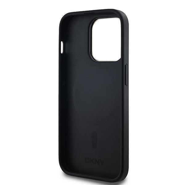 DKNY MagSafe dėklas iPhone 13 Pro Max – juodas