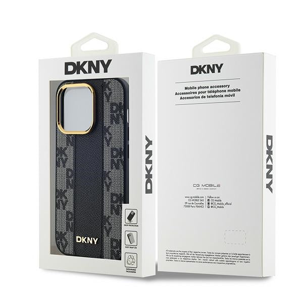 DKNY MagSafe dėklas iPhone 14 Pro – juodas