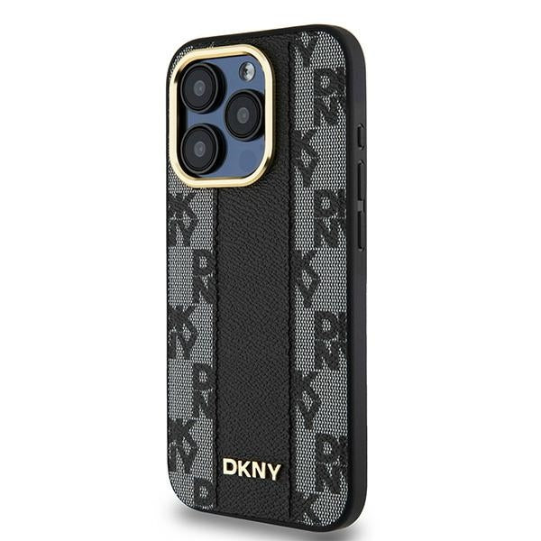DKNY MagSafe dėklas iPhone 15 Pro – juodas