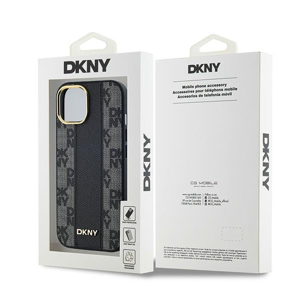DKNY MagSafe dėklas iPhone 15/14/13 – juodas