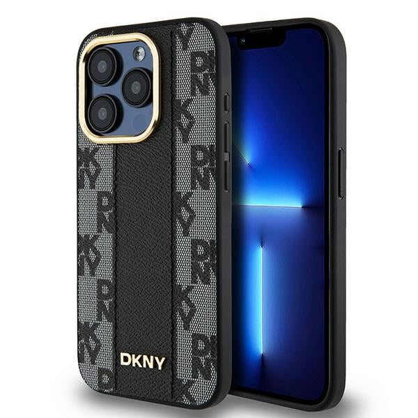 DKNY MagSafe dėklas iPhone 15 Pro Max – juodas