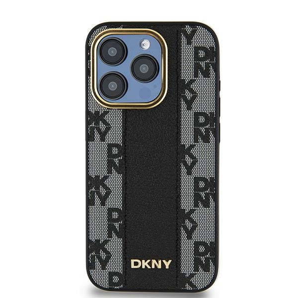 DKNY MagSafe dėklas iPhone 15 Pro Max – juodas