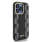 DKNY MagSafe dėklas iPhone 15 Pro Max – juodas