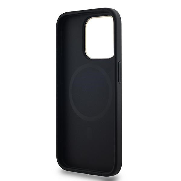 DKNY MagSafe dėklas iPhone 15 Pro Max – juodas