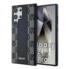 DKNY odinis MagSafe dėklas Galaxy S24 Ultra – juodas