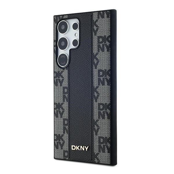 DKNY odinis MagSafe dėklas Galaxy S24 Ultra – juodas