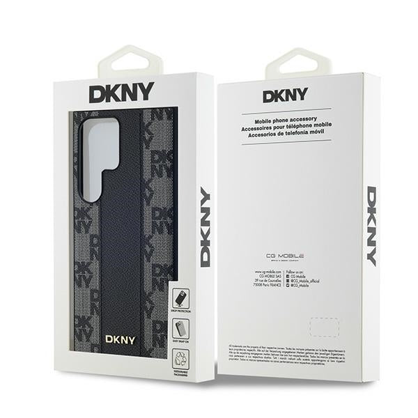 DKNY odinis MagSafe dėklas Galaxy S24 Ultra – juodas