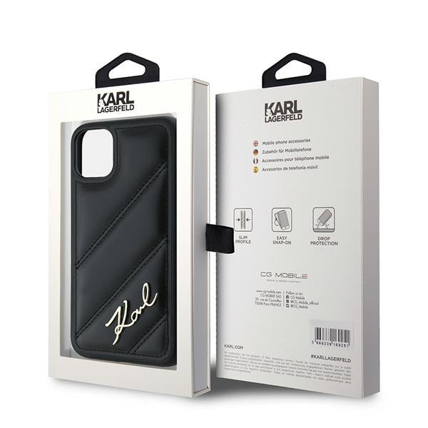 Karl Lagerfeld dėklas iPhone 11 / XR – juodas -- iPhone 11