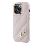 Karl Lagerfeld dėklas iPhone 14 Pro – rožinis