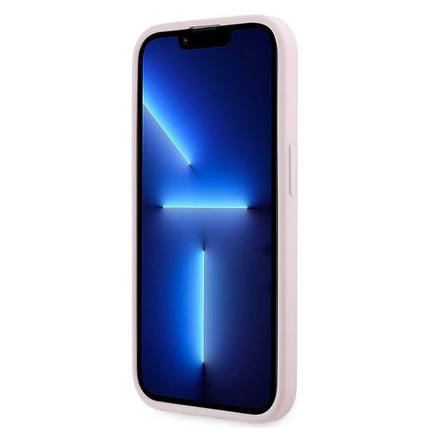 Karl Lagerfeld dėklas iPhone 14 Pro Max – rožinis