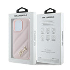 Karl Lagerfeld dėklas iPhone 14 Pro Max – rožinis