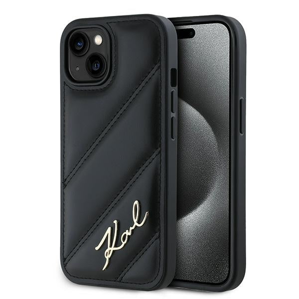 Karl Lagerfeld dėklas iPhone 15/14 Plus – juodas