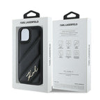 Karl Lagerfeld dėklas iPhone 15/14 Plus – juodas