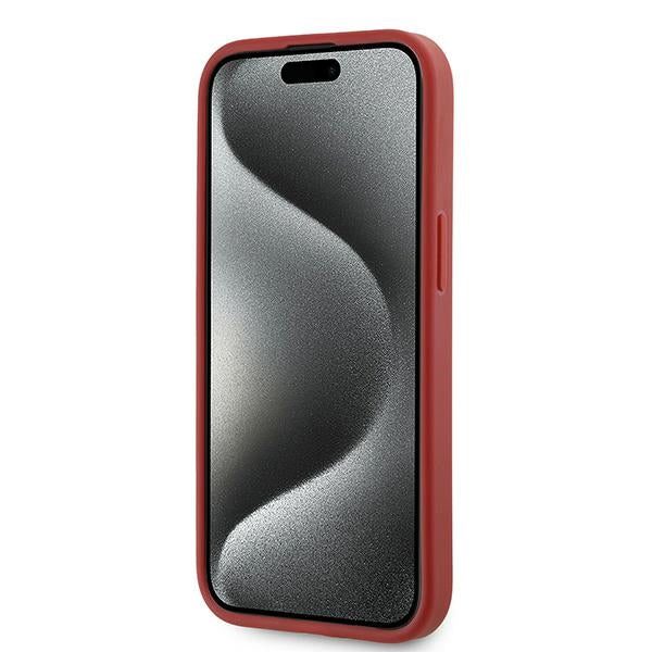 Karl Lagerfeld dėklas iPhone 15/14/13 6.1 – raudonas