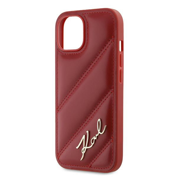 Karl Lagerfeld dėklas iPhone 15/14/13 6.1 – raudonas